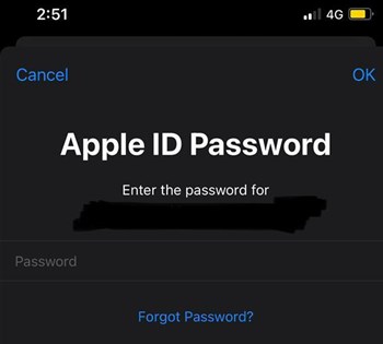 Recently set password 
