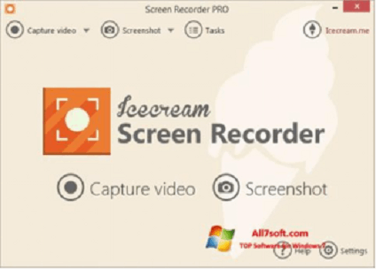 Record Screen via Icecream Screen Recorder