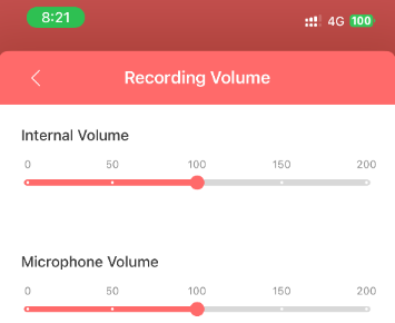 Keep the Recording Volume at Zero on iPhone