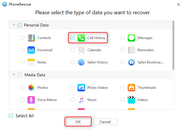 iphone call history recovery