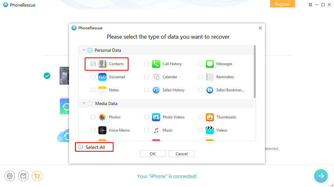how to retrieve the contacts from a iphone backup