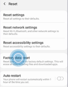 Factory Reset Android Phone