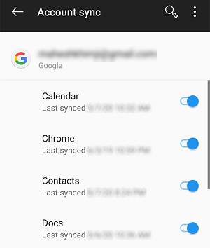Sync Data with Huawei Phone