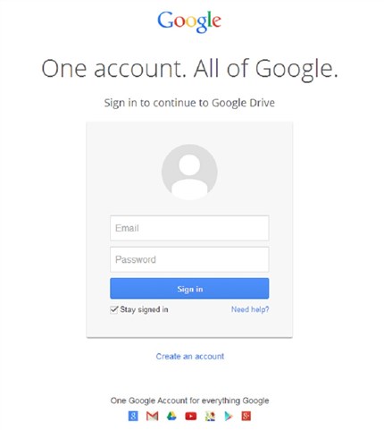 Sign into your Google Account
