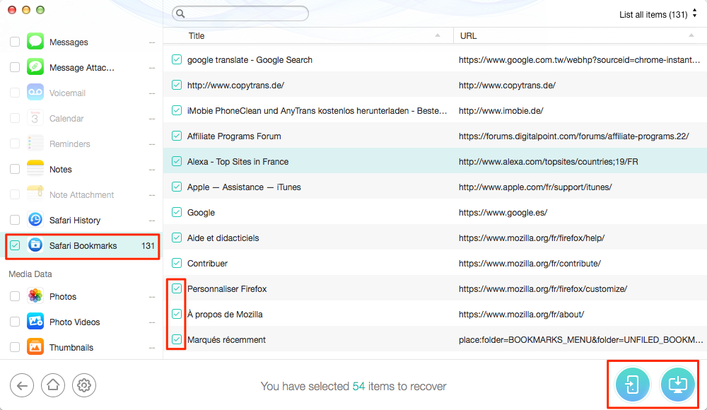 Recover Data from iPhone via iTunes Backup – Step 3