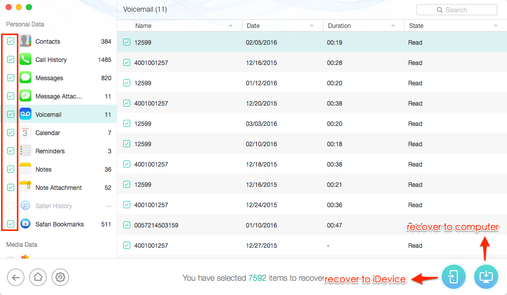 How to Recover Deleted Files on iPad – Step 2