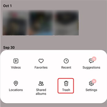 How to Retrieve Deleted Photos on Samsung via Gallery