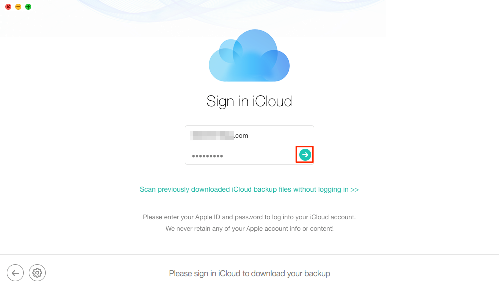 How to Recover Deleted Photos from iPhone 6/6s (Plus) with iCloud Backup – Step 3