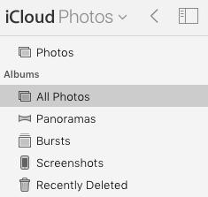 Recover deleted photos on iCloud