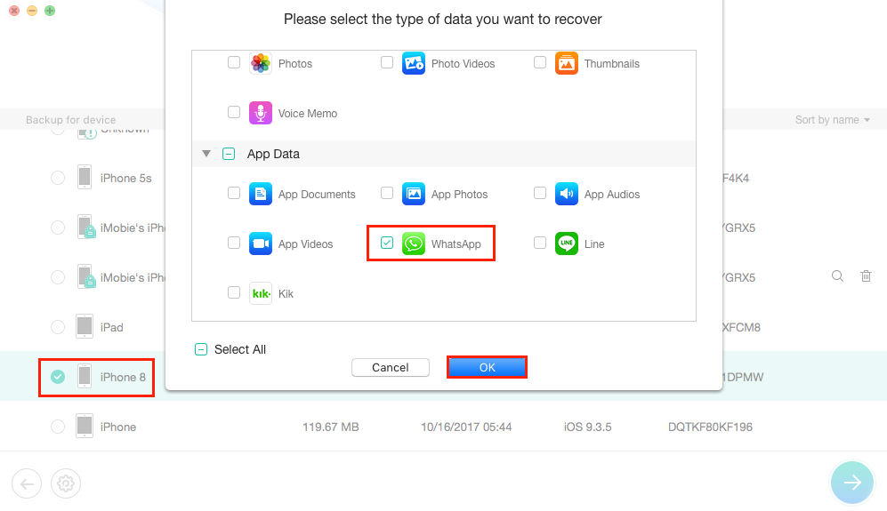Recover WhatsApp Messages from iTunes Backup - Step 2