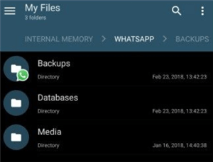 Recover Deleted WhatsApp Videos from Android Folder
