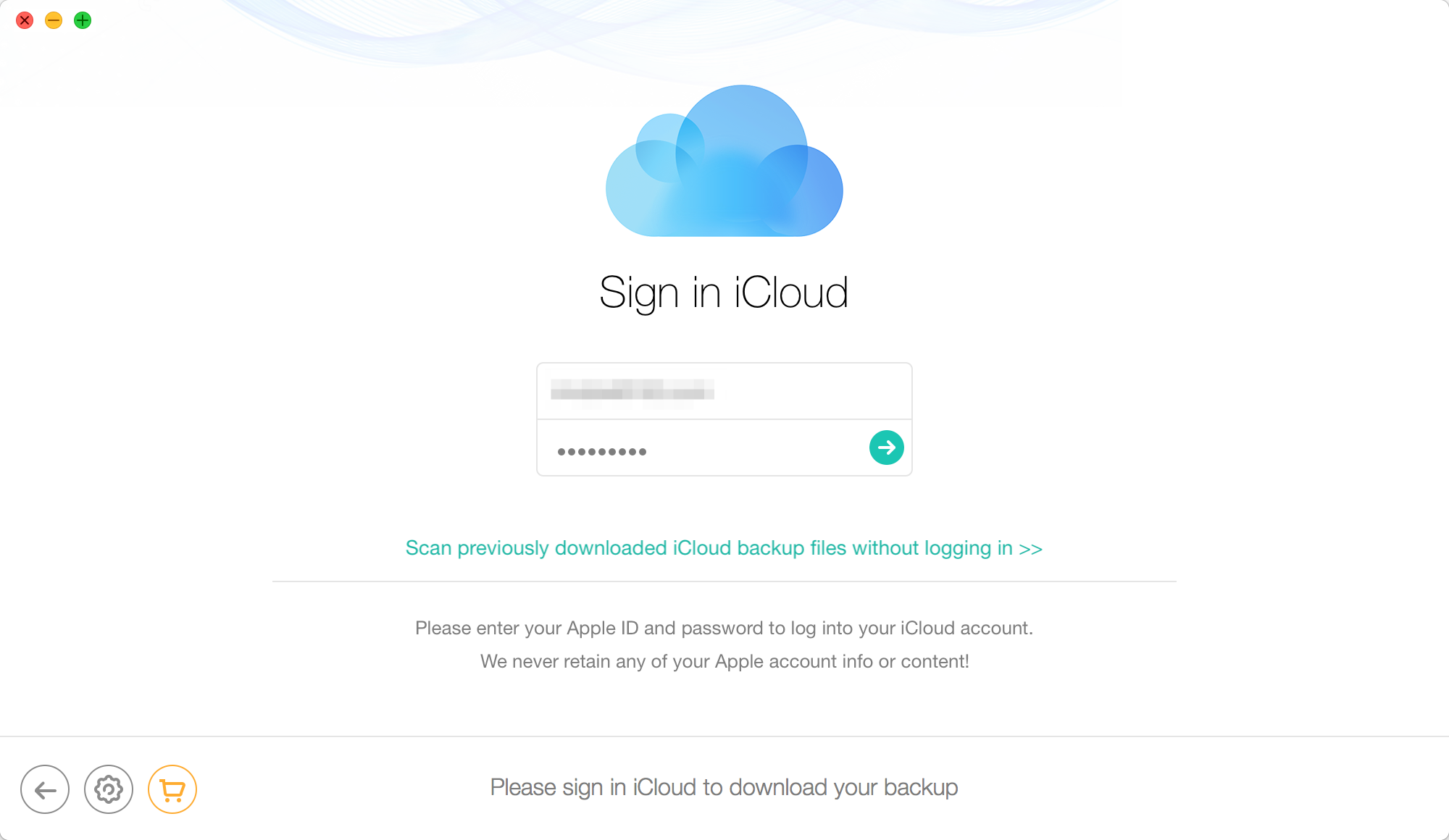 How to Recover Deleted Photos from iPhone 6/6s (Plus) with iCloud Backup – Step 3