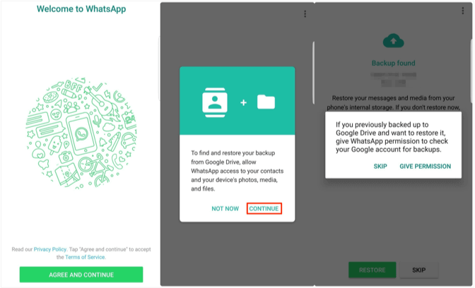 Recover and Access WhatsApp Messages from Google Drive