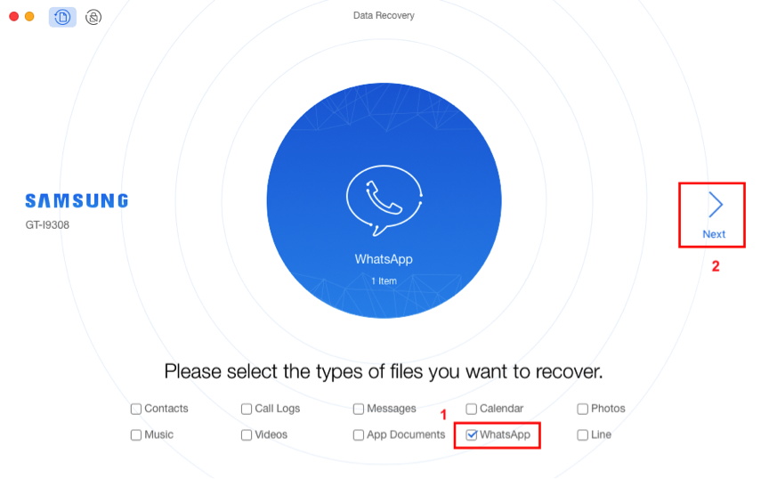 How to Recover WhatsApp Messages from Broken Android without Backup – Step 2