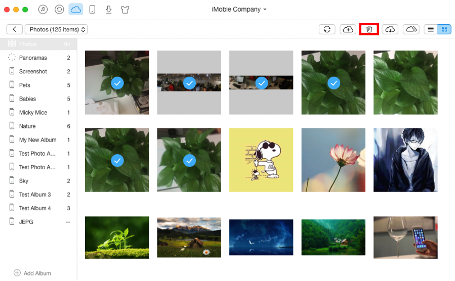 How to Remove Pictures from iCloud with AnyTrans - Step 3
