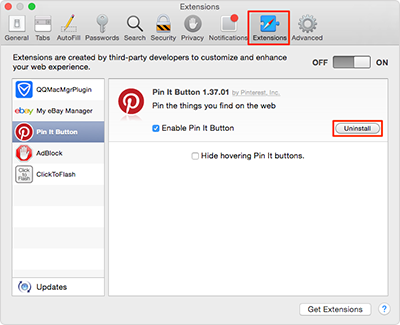 How To Remove Safari Extensions Or Plugins On Mac Os - 