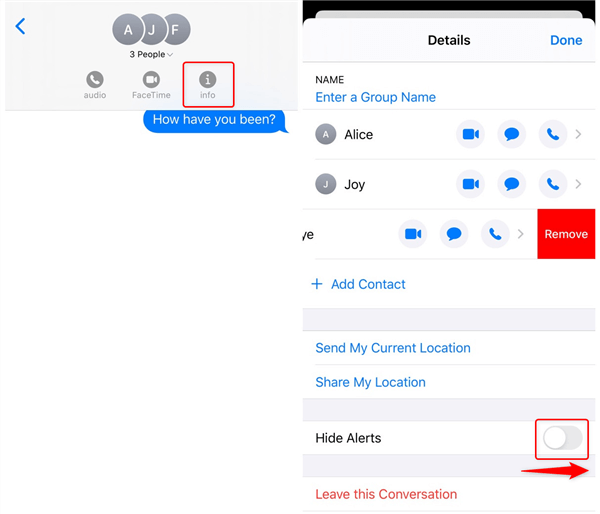 How To Remove From Group Text Iphone