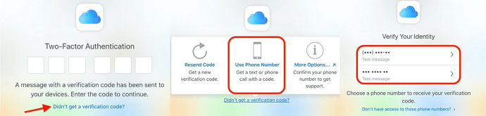 Request Verification Code with A Backup Phone Number