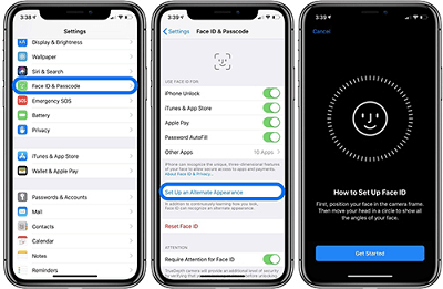 Reset Face ID to Fix Face ID Not Working Move iPhone Lower