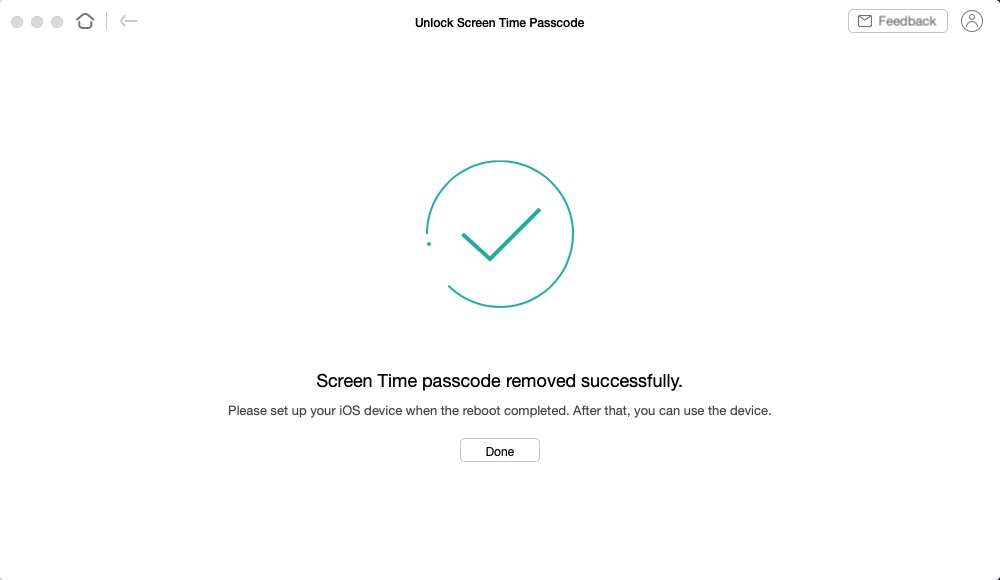 recovering screen time passcode