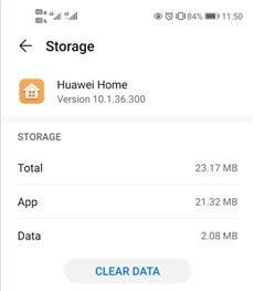 Reset the Home Screen Data