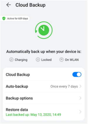 Restore Data from Huawei Cloud