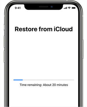 Transfer Data from iCloud to iPhone after Steup