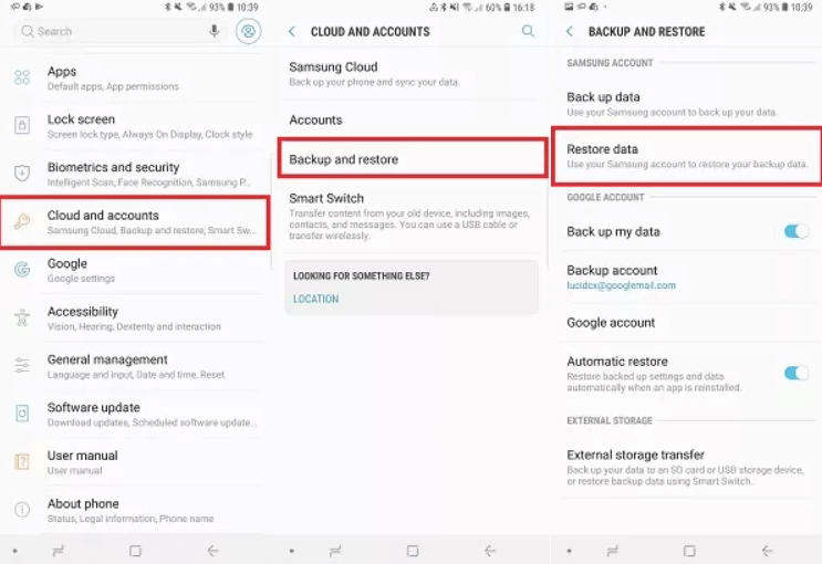 Restore Voice Recordings for Samsung Backup