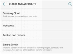 Restore Data from Samsung Cloud