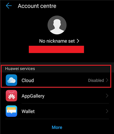 Access the Huawei Cloud service