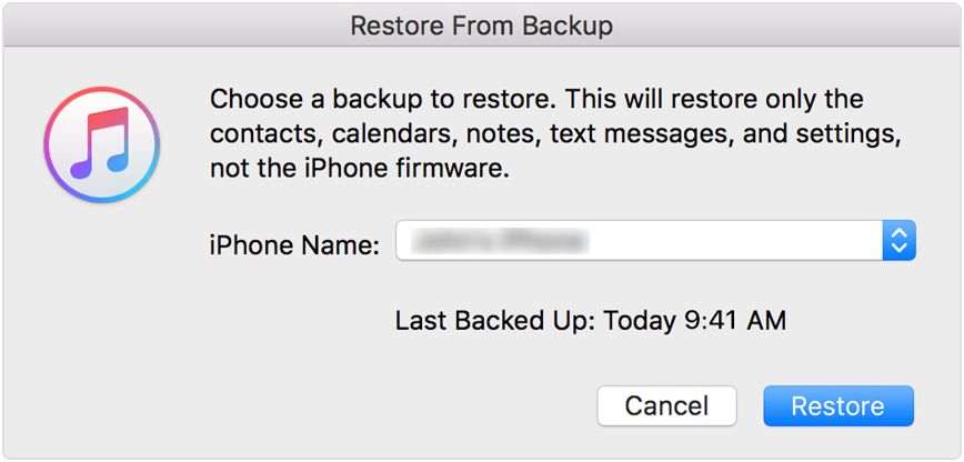 How to Restore iPhone/iPad with iTunes - Step 2