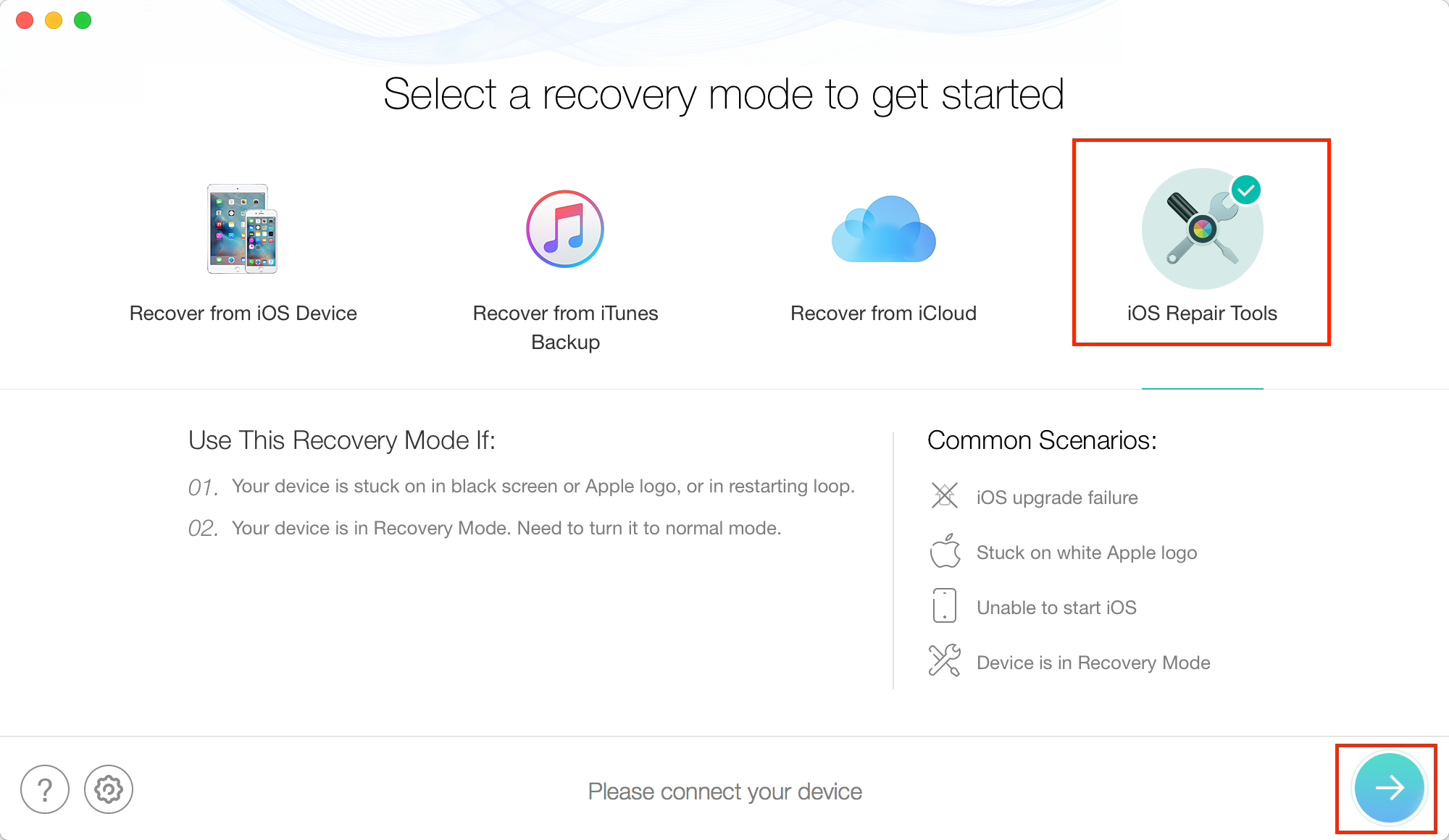 iphone recovery mode won t restore