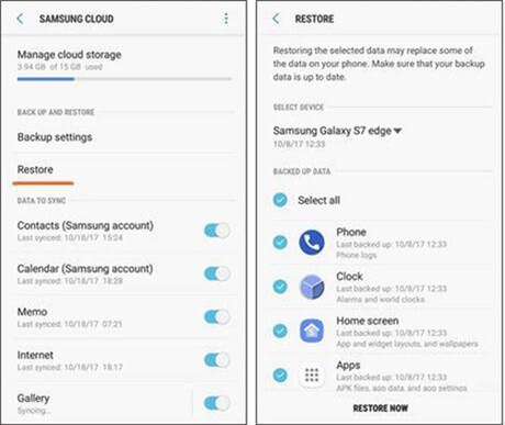 Retrieve Deleted Messages on Samsung With Backup