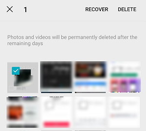 Recover Videos from the Recently Deleted Album