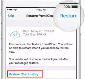 Retrieve WhatsApp Messages from Lost iPhone via iCloud