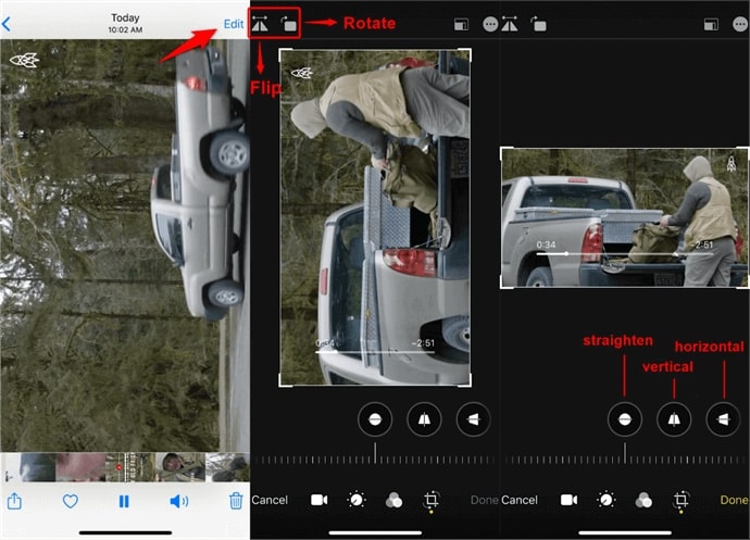 Rotate and Flip a Video in Photos