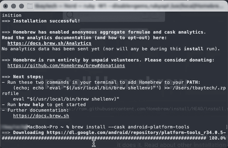 Run Command in Homebrew