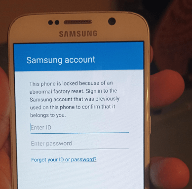Samsung Account Locked