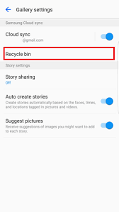 Samsung - Recycle Bin