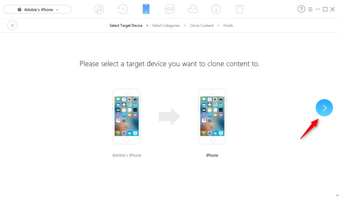 How to Transfer Old iPhone Notes to New iPhone 8/X - Step 2