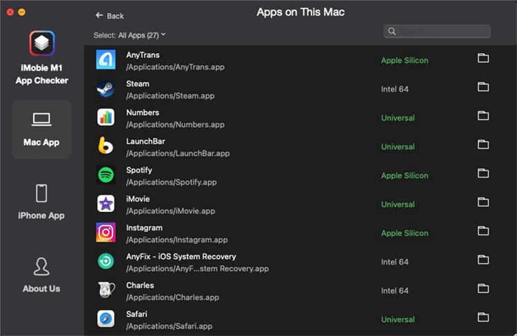 Scan the Apps on Your Mac