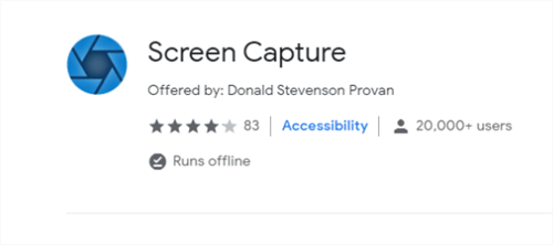 Screen Capture Chrome Extension