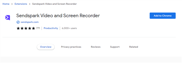 Screen Recorder Extension for Chrome - Sendspark