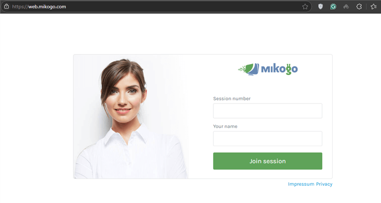 Screen Sharing Website - Mikogo