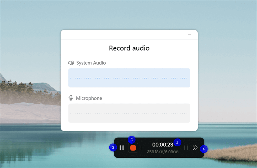 Start to Record Audio on Windows 11