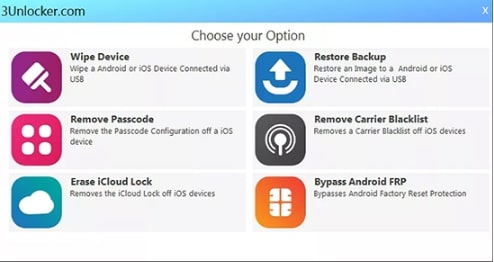 Select Erase iCloud Lock