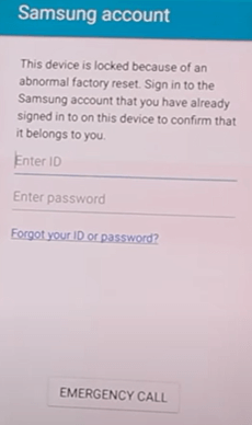 Select Forgot Your Password