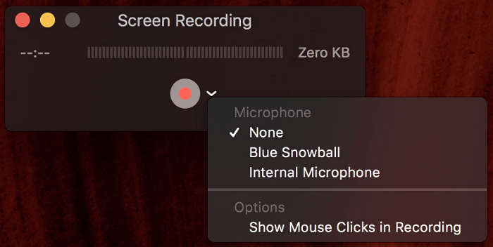 Select Microphone for QuickTime Recording