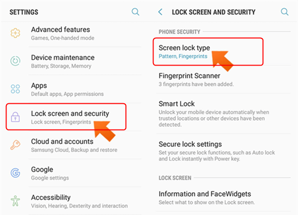 Set Fingerprint Lock on Android