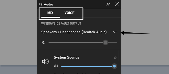 Set your microphone and system audio settings